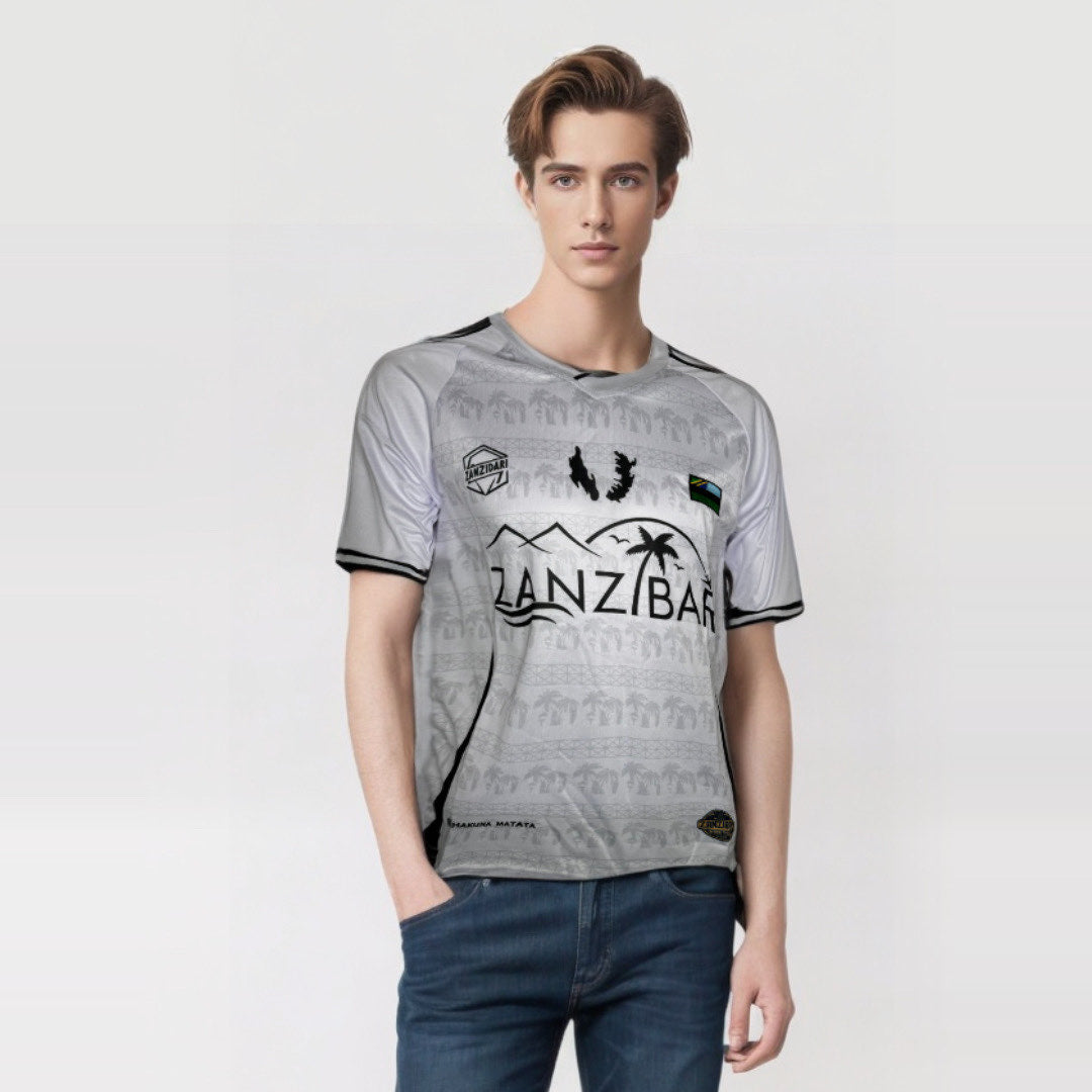 ZanziJersey Homme – Blanc