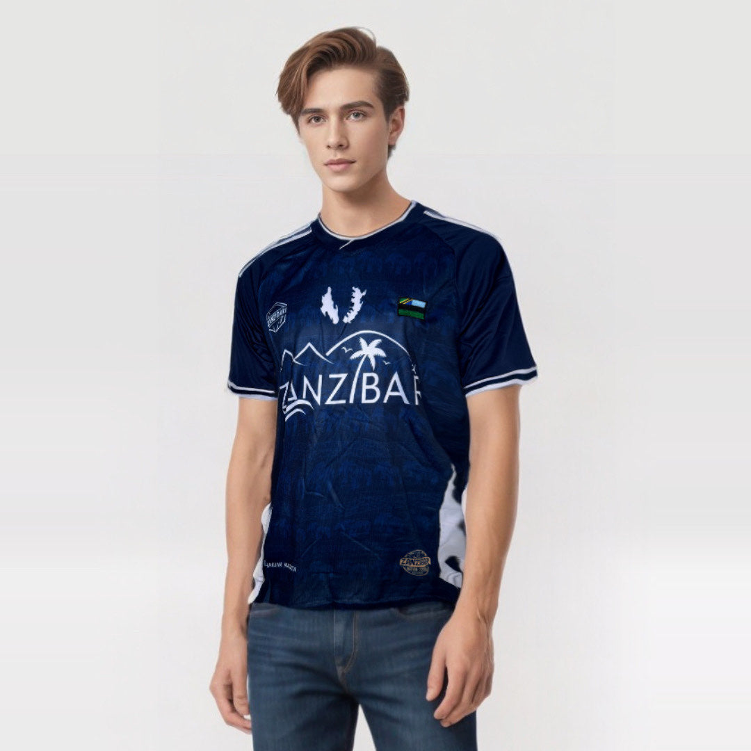 ZanziJersey Homme – Bleu